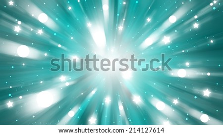 abstract background. explosion of blue lights background. star explosion.