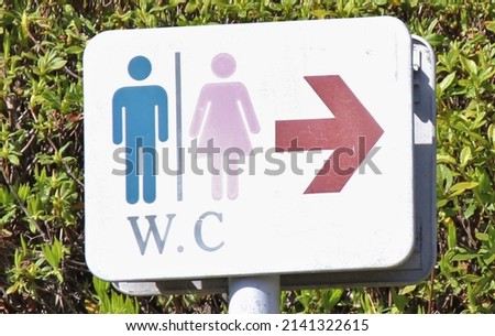 A toilet sign in Japan