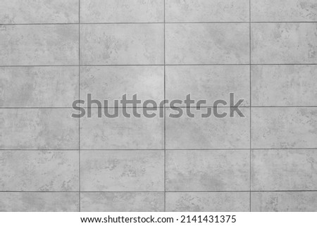 White Grey Abstract Stone Tile Texture Background Floor Grunge Surface.