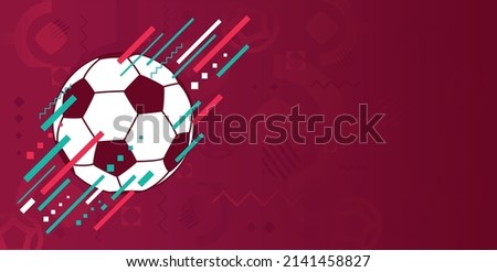 football championship 2022, banner in color national flag