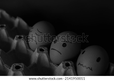 Last three eggs so sad because they not select.