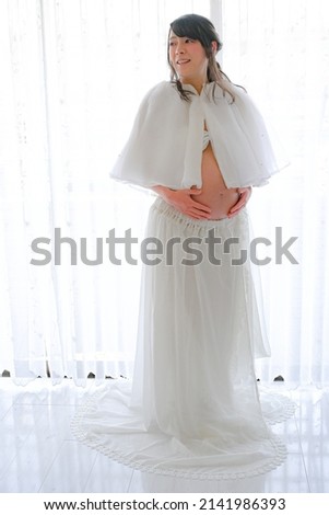 
Maternity photo of the bright atmosphere of Japanese women