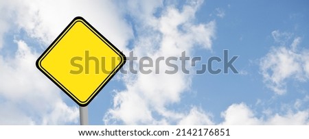 empty sign on white background
