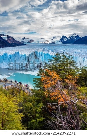 Landscapes in Patagonia Argentina - El Calafate Royalty-Free Stock Photo #2142392271