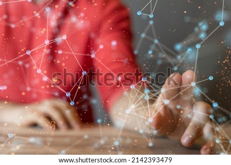 Global digital connections with technology