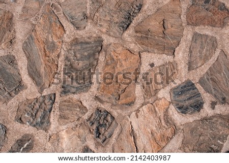 photo of stone brick background texture