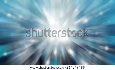 abstract background. explosion of blue lights background. explosion star