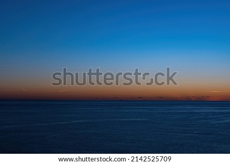 Dawn over the sea sunrise