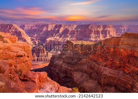 Sunset Matter Point Grand Canyon, Grand Canyon National Park South Rim Arizona, USA Royalty-Free Stock Photo #2142642123