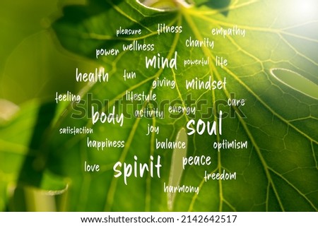 Background Mind Body Soul Spirit Royalty-Free Stock Photo #2142642517