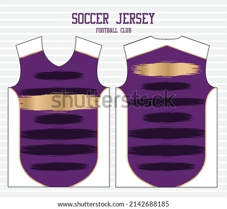 Soccer jersey template sport t shirt