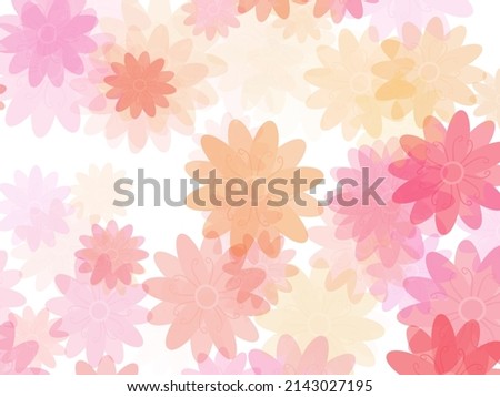 Flowers Bokeh Illustration for Background