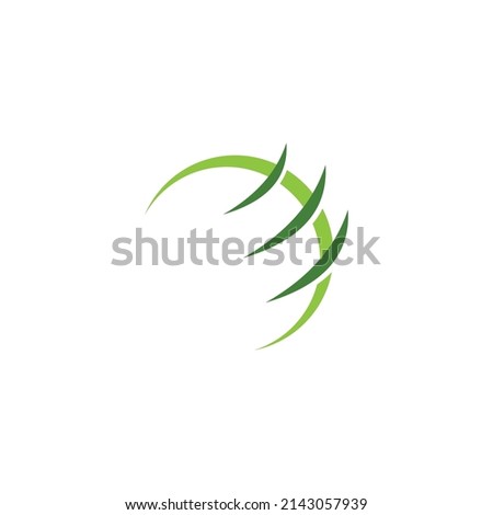 ecology green design logo vector