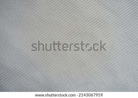 Background - white cotton and polyester ribbed fabric