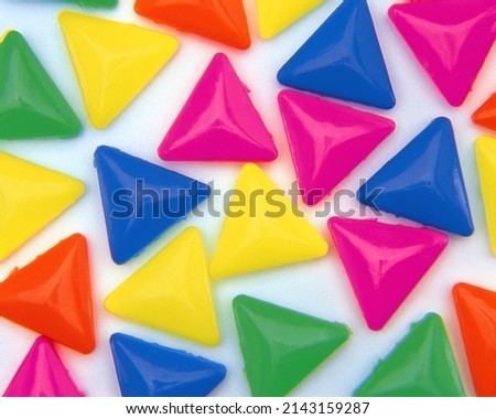 colorful plastic blocks background fun