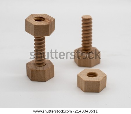 Photo of wood screws and bolts