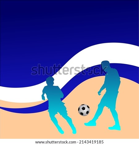 abstract football background vector illustration