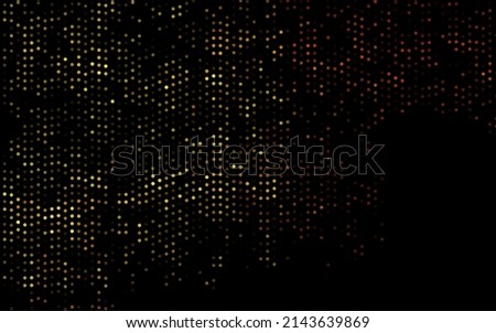 Dark Yellow, Orange vector cover with spots. Beautiful colored illustration with blurred circles in nature style. Pattern for beautiful websites.