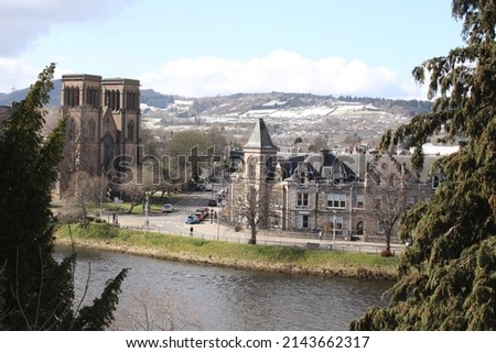 overlooking the beauty of Inverness