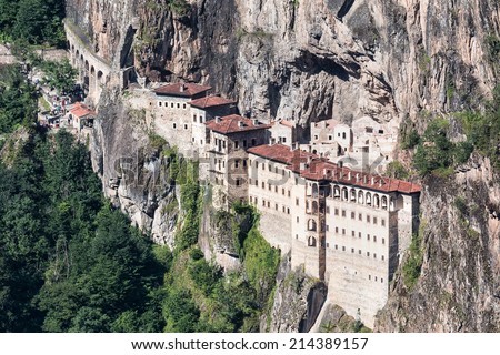 Sumela Monastery Royalty-Free Stock Photo #214389157