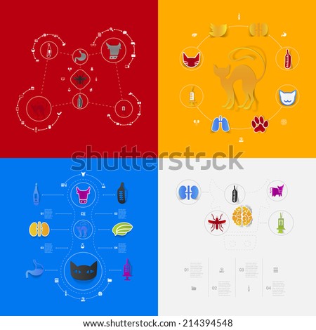 Set of veterinary icons