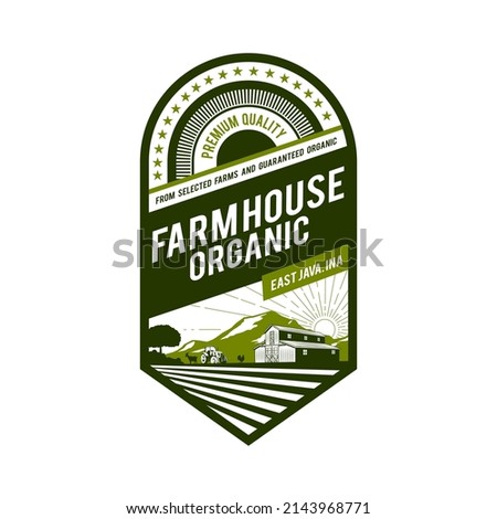 farm logo concept for badge or others