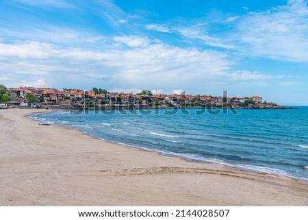 Central beach of the bulgarian town Sozopol