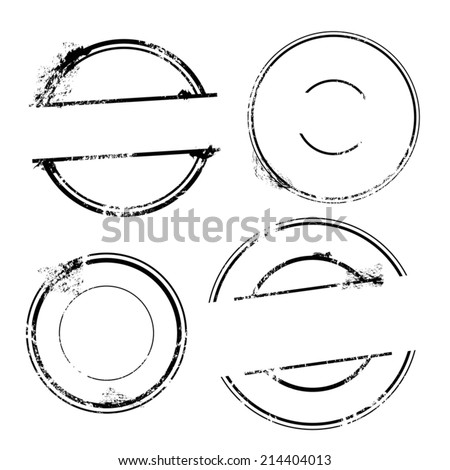 Stamp set. Vector Stamp without text Royalty-Free Stock Photo #214404013