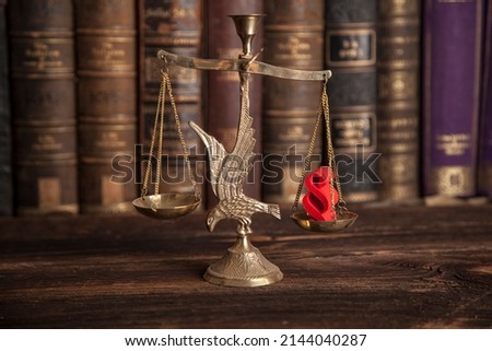 Law sesion with retro background