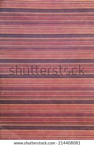 Pink striped cloth
