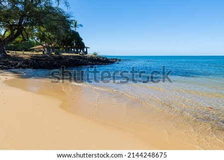 Spencer Beach at Samuel M. Spencer Beach Park, Hawaii Island,  Hawaii, USA Royalty-Free Stock Photo #2144248675