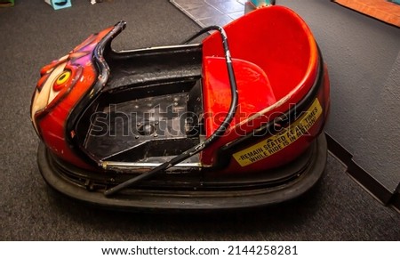 Old Obsolete Bumper Car With Safety Bar