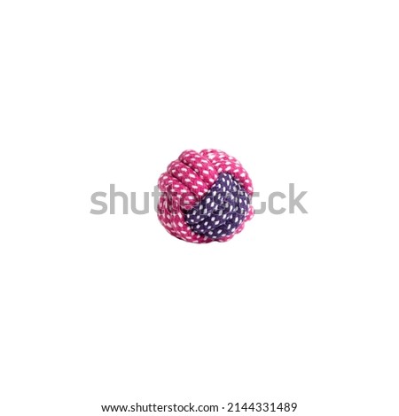 pink and purple bolls for play with animal
