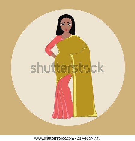 hindu girl face woman background traditional outfit