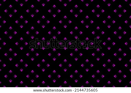 Abstract dark background for design with purple checkered elements. Seamless pattern.
