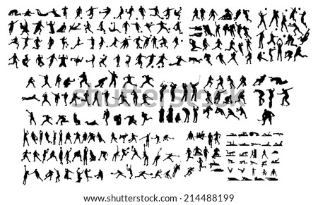 Sport Silhouette Royalty-Free Stock Photo #214488199