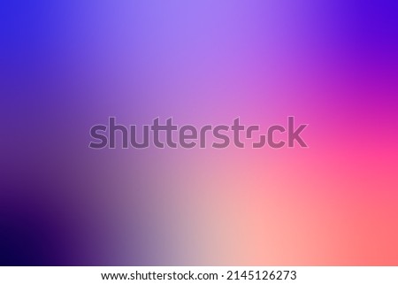 ABSTRACT VIVID GRADIENT COLORS BACKGROUND, BLANK DIGITAL SCREEN OR DISPLAY TEMPLATE FOR LAPTOPS, COMPUTERS AND SMARTPHONES, COLORFUL DESIGN Royalty-Free Stock Photo #2145126273