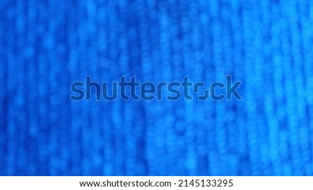 texture blurring of blue washcloth in close up photo