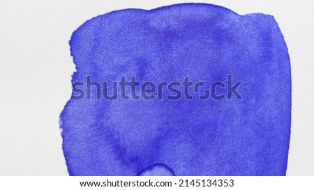 Abstract violet watercolor hand painting on paper background, watercolor background