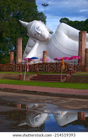 This is Reclining Buddha in Thailand