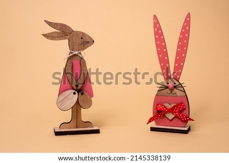 easter bunnies funny company family meeting cute animals decoration