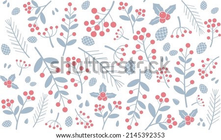 Christmas seamless pattern, illustration stock illustration