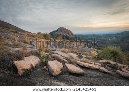 Turkey Peak at Enchanted Rock State Natural Area Royalty-Free Stock Photo #2145425461