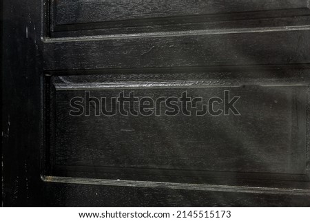 door pattern background.  black door. copy space for patterns, lines, interior and exterior.