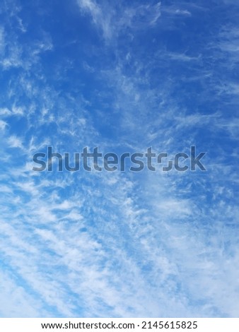 Blue Sky with hint of clouds
