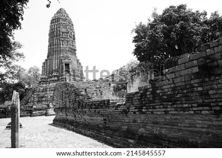 Ancient ruins of the Ayutthaya period