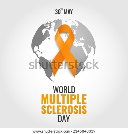 Vector Illustration of World Multiple Sclerosis Day. 
