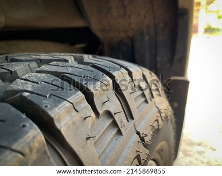 Photo of black car wheels or tires
