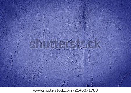 Abstract old cement texture Background and Wallpaper in blue color