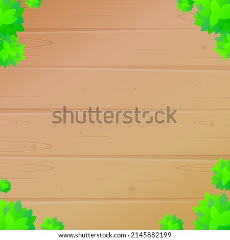 Wooden Background Wallpaper Nature Brown Green Grass  Cute Cartoon Colorful Vector Design